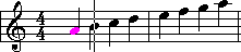 Cakewalk, selection for cutting (.7 KB GIF)