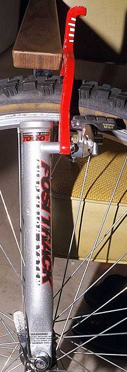 Fork slider assembly that came off, causing crash (33776 bytes)