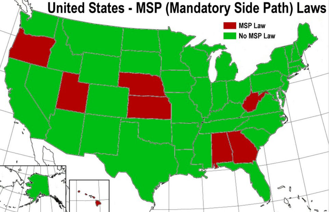 Motorcycle Helmet Laws By State Map
