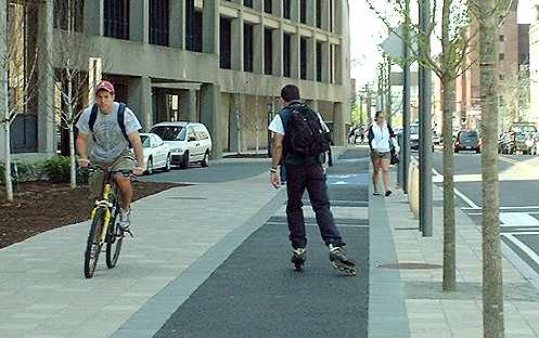 DSCF0011bicyclist avoids skater.jpg (27965 bytes)