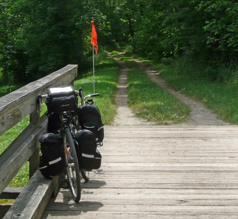 A better section of the C&O towpath trail