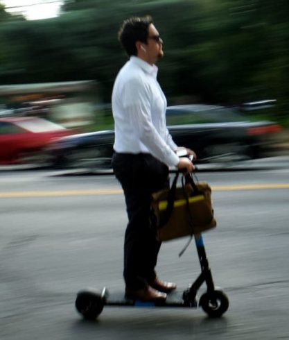 Electric scooter -- Photo fro mthe Washington Post