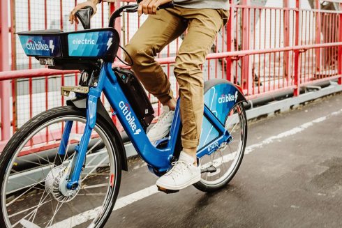 An electric Citi Bike