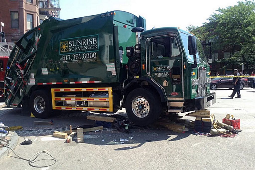 Garbage truck involved in crash with cyclist in 2014