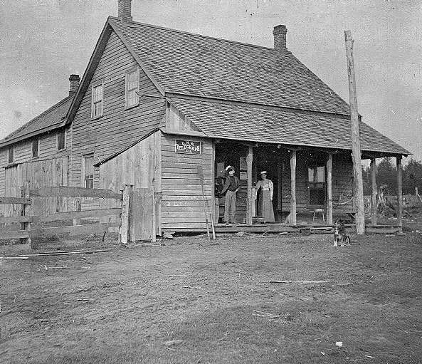 Ed Gouldie's store PO and telegraph, 1895 rotated.jpg (69966 bytes)